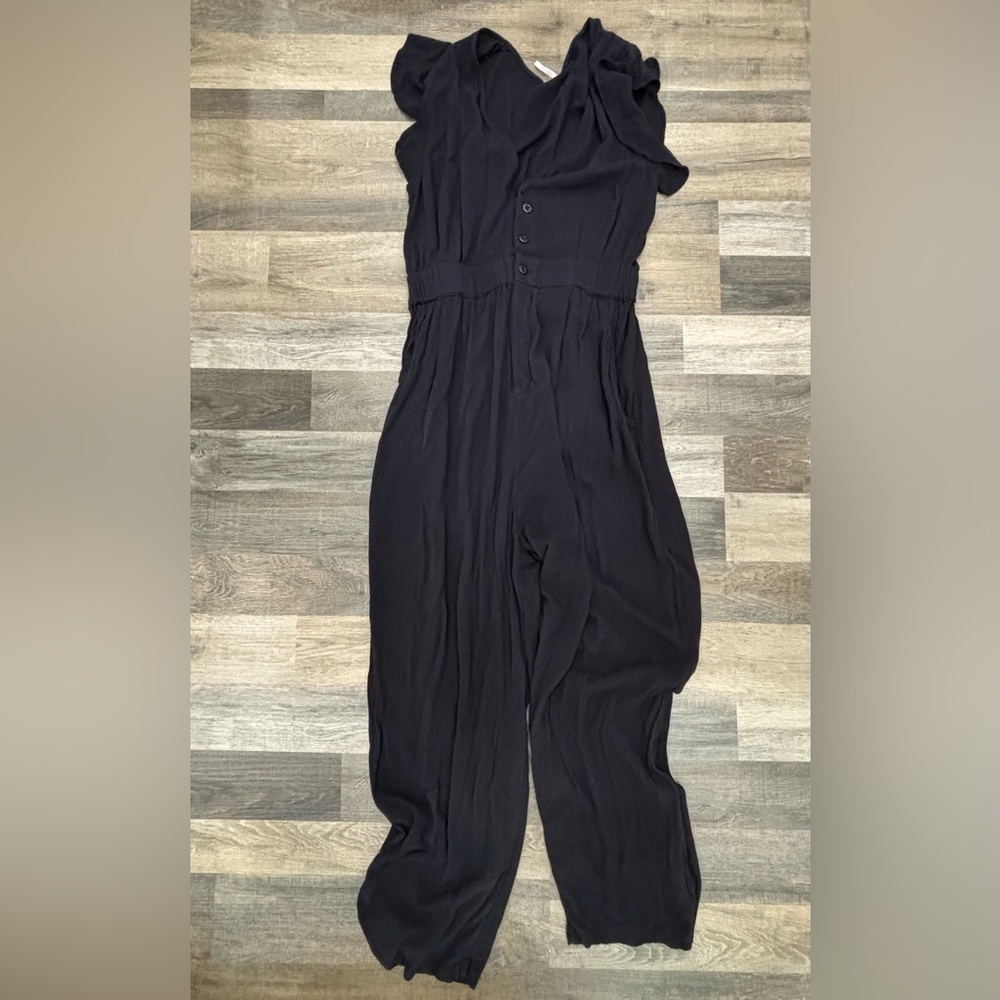 Free People Black Jumpsuit